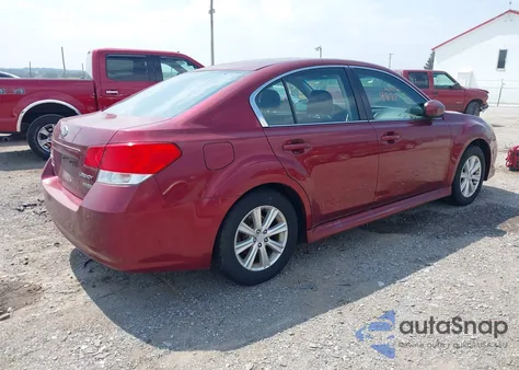 2012 Subaru Legacy 2.5I Premium из США, поврежденный, VIN 4S3BMBC65C3014343